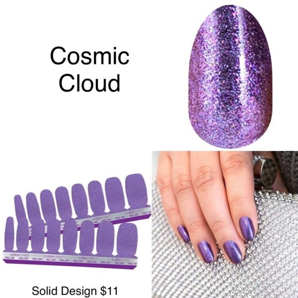 Color Street Nail Strips, Cosmic Cloud, **Hostess Exclusive**, factory sealed